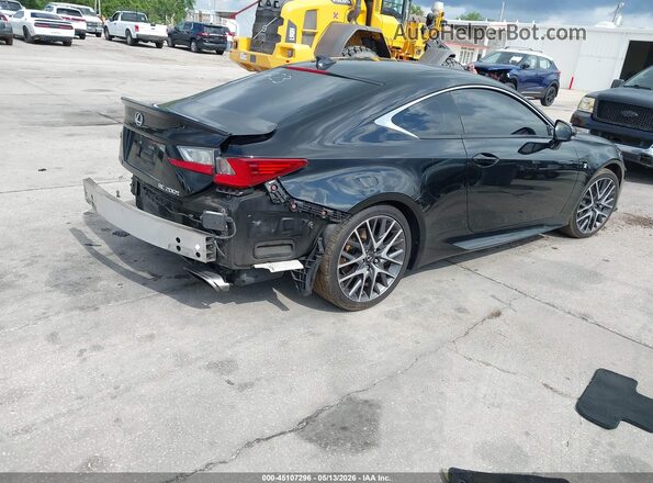 JTHHA5BC3G5004723 2016 LEXUS RC 200T Black Trasero derecho