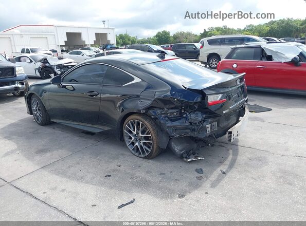 JTHHA5BC3G5004723 2016 LEXUS RC 200T Black Trasero izquierdo