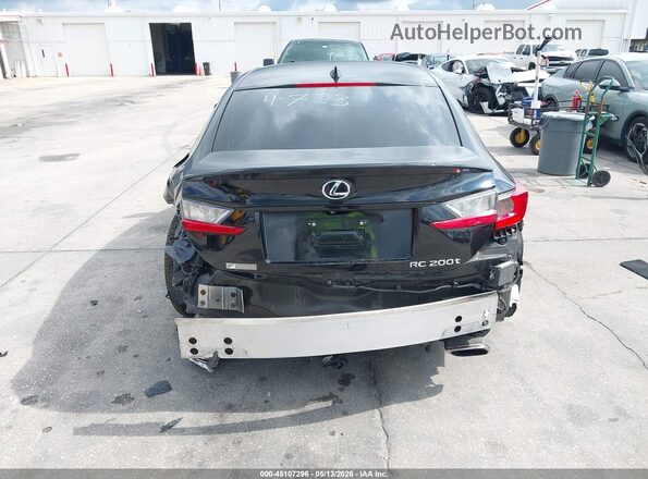 JTHHA5BC3G5004723 2016 LEXUS RC 200T Black 