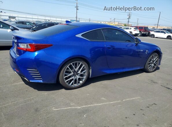 JTHHA5BC5H5006376 2017 LEXUS RC Blue Հետևի աջ
