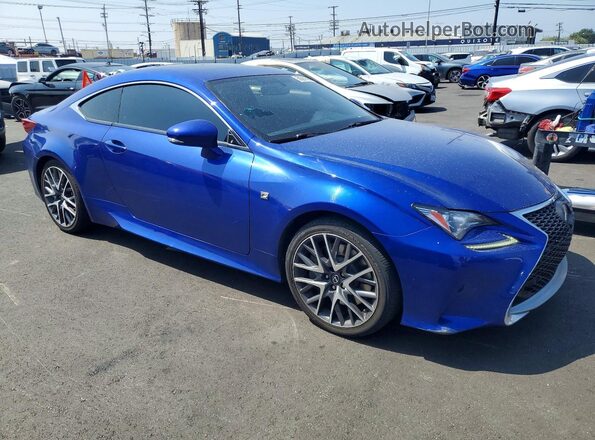 JTHHA5BC5H5006376 2017 LEXUS RC Blue Առջևի աջ