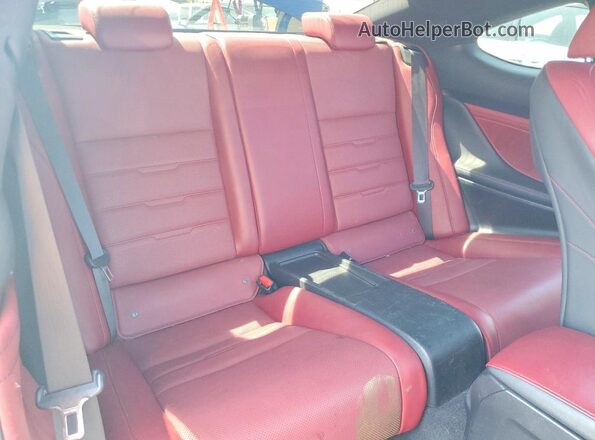 JTHHA5BC5H5006376 2017 LEXUS RC Blue Հետևի նստատեղերի տեսք
