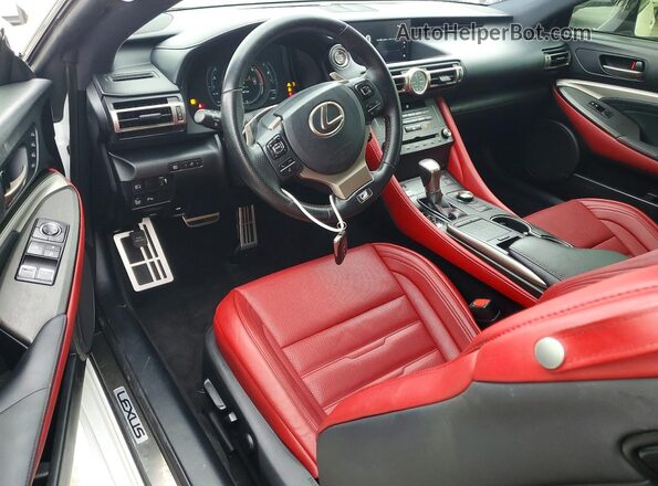 JTHHA5BC5K5009575 2019 LEXUS RC White Widok deski rozdzielczej