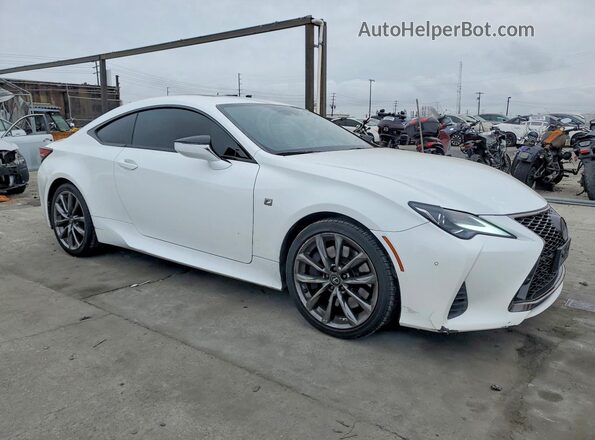 JTHHA5BC5K5009575 2019 LEXUS RC White Przód prawy