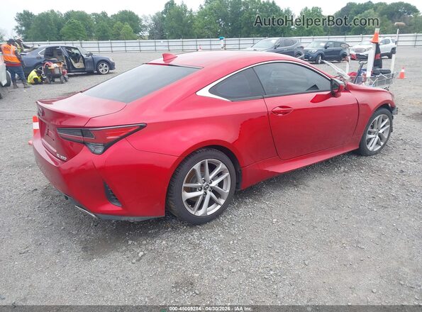 JTHHA5BC5K5010189 2019 LEXUS RC 300 Red Rear right