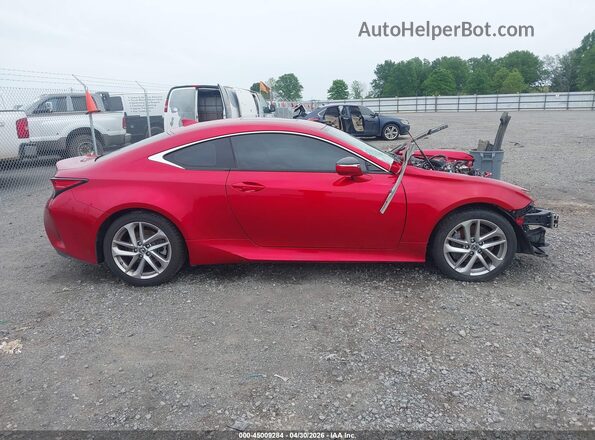 JTHHA5BC5K5010189 2019 LEXUS RC 300 Red Rear interior view