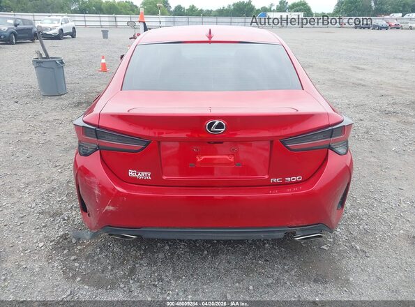 JTHHA5BC5K5010189 2019 LEXUS RC 300 Red 