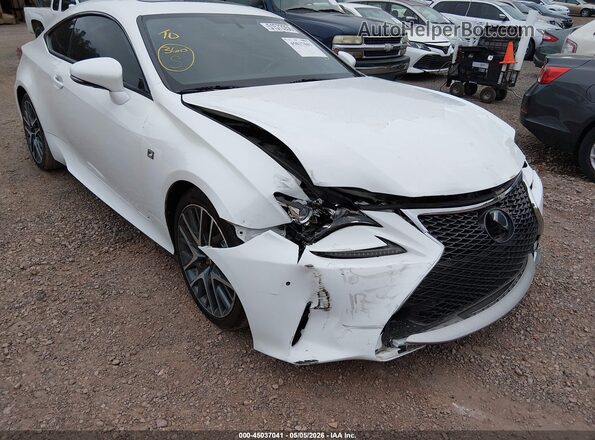 JTHHA5BC6H5004877 2017 LEXUS RC 200T Белый Вид спереди