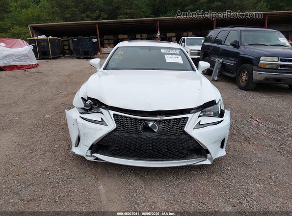 JTHHA5BC6H5004877 2017 LEXUS RC 200T Белый Вид щитка приборов