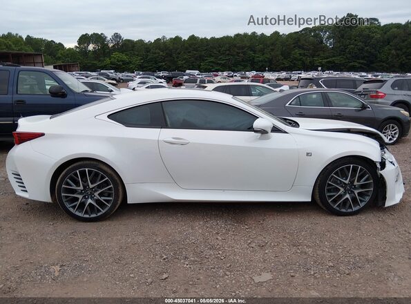 JTHHA5BC6H5004877 2017 LEXUS RC 200T Белый Вид задней части салона