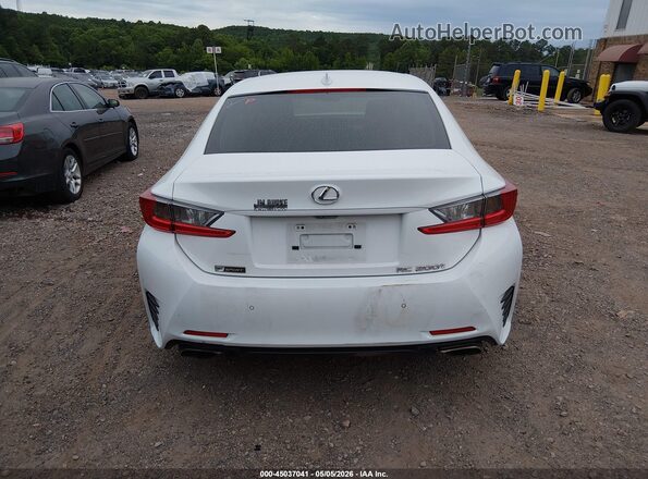 JTHHA5BC6H5004877 2017 LEXUS RC 200T Белый 