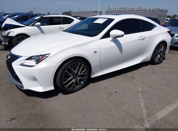 JTHHA5BC8H5007036 2017 LEXUS RC 200T Белый Передняя левая четверть