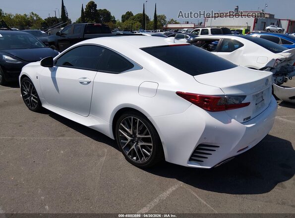 JTHHA5BC8H5007036 2017 LEXUS RC 200T Белый Задняя левая четверть