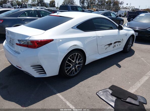 JTHHA5BC8H5007036 2017 LEXUS RC 200T Белый Задняя правая четверть