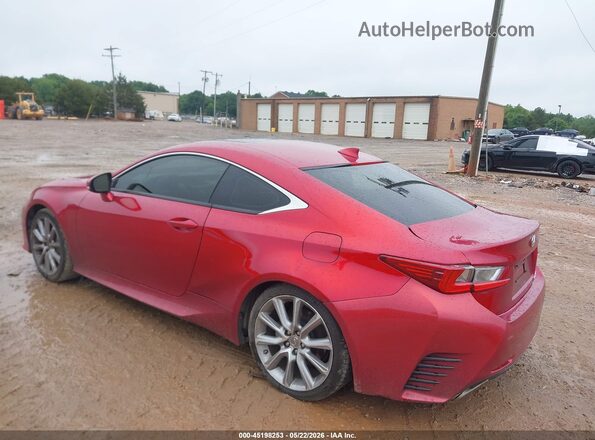 JTHHA5BCXG5004220 2016 LEXUS RC 200T Red Rear left