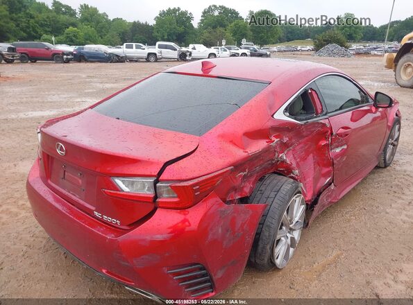 JTHHA5BCXG5004220 2016 LEXUS RC 200T Red Rear right