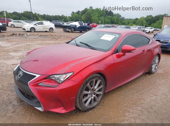 JTHHA5BCXG5004220 2016 LEXUS RC 200T Red Front left