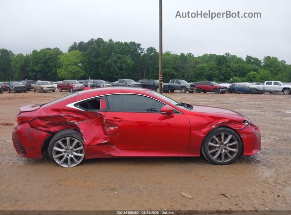 JTHHA5BCXG5004220 2016 LEXUS RC 200T Red Rear interior view