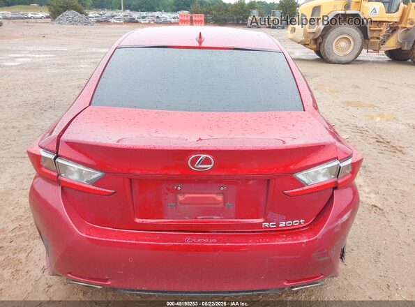 JTHHA5BCXG5004220 2016 LEXUS RC 200T Red 