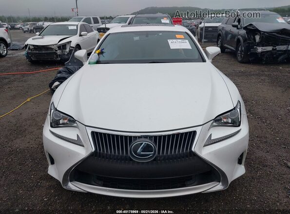 JTHHE5BC6G5013274 2016 LEXUS RC 350 White უკანა სალონის ხედი