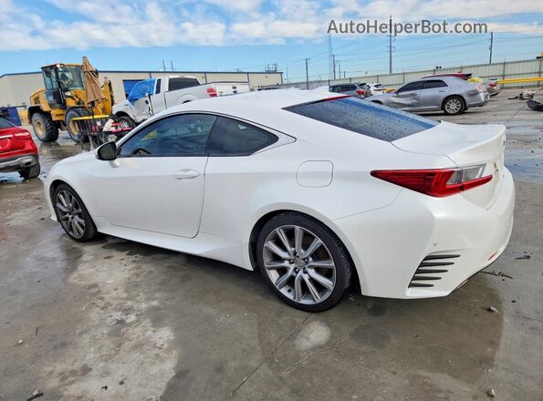 JTHHE5BC8G5012496 2016 LEXUS RC Белый Задняя левая четверть