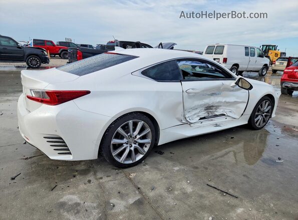 JTHHE5BC8G5012496 2016 LEXUS RC Белый Задняя правая четверть