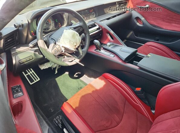 JTHHP5AY0JA005290 2018 LEXUS LC Black Առջևի վահանակի տեսք
