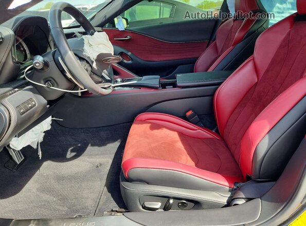 JTHHP5AY0JA005290 2018 LEXUS LC Black Սալոնի դիմացի տեսք