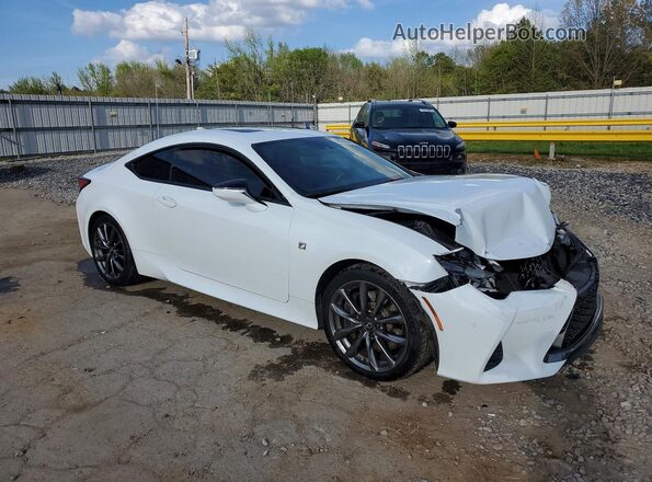 JTHHZ5BC0K5021187 2019 LEXUS RC Белый Передняя правая четверть