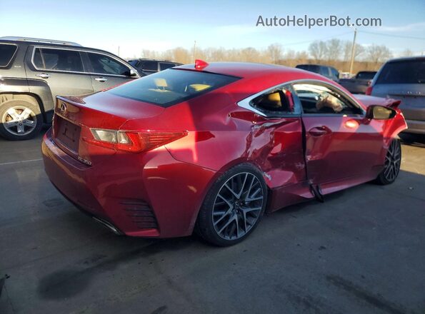 JTHHZ5BC1J5018474 2018 LEXUS RC Красный Задняя правая четверть