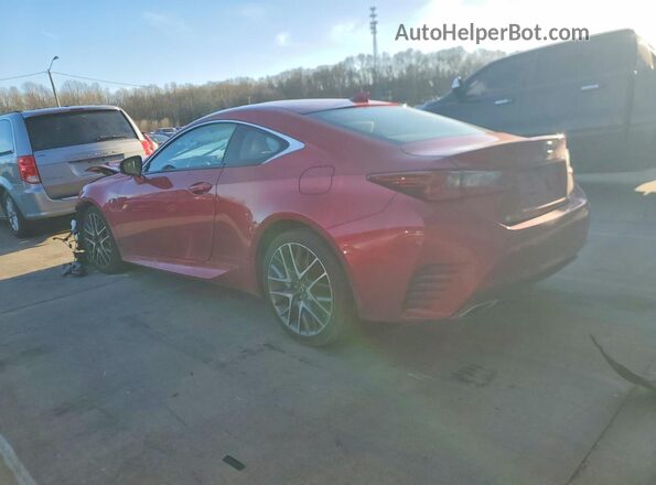 JTHHZ5BC1J5018474 2018 LEXUS RC Красный Задняя левая четверть