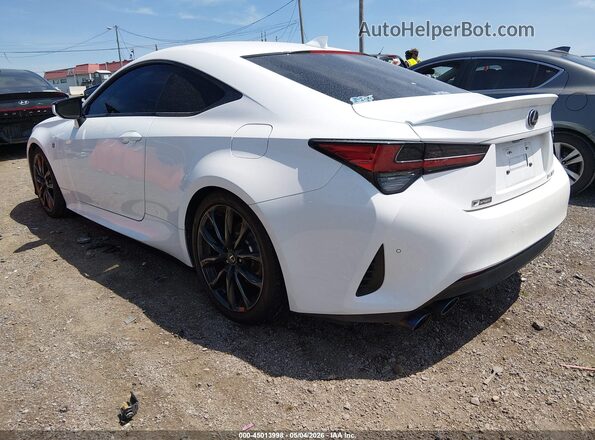 JTHHZ5BC6K5019539 2019 LEXUS RC 350 White Trasero izquierdo