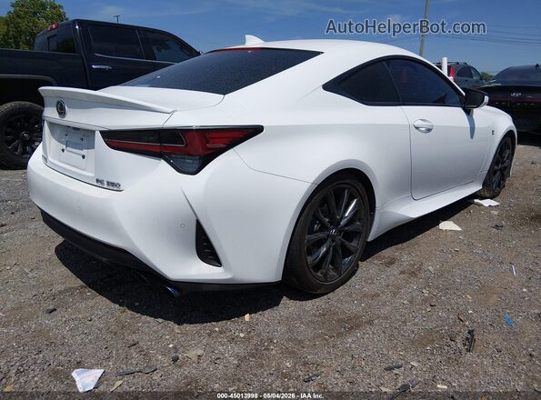 JTHHZ5BC6K5019539 2019 LEXUS RC 350 White Trasero derecho