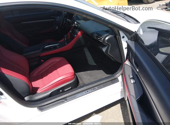 JTHHZ5BC6K5019539 2019 LEXUS RC 350 White Vista interior delantera