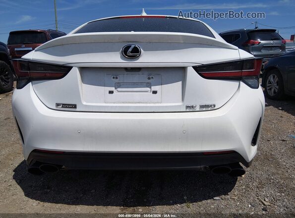 JTHHZ5BC6K5019539 2019 LEXUS RC 350 White 