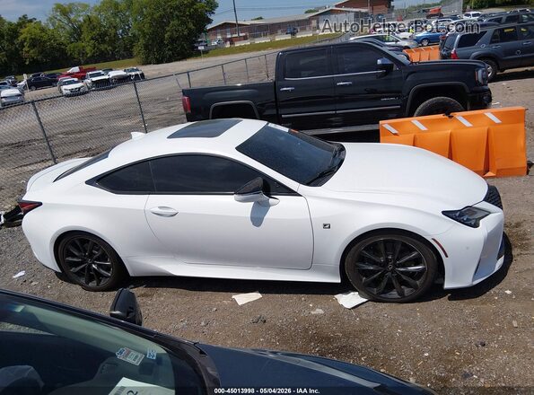 JTHHZ5BC6K5019539 2019 LEXUS RC 350 White Vista interior trasera