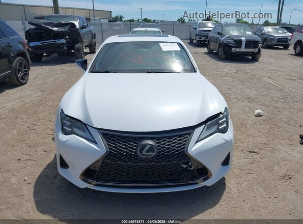 JTHHZ5BC9K5019731 2019 LEXUS RC 350 White Սալոնի հետևի տեսք