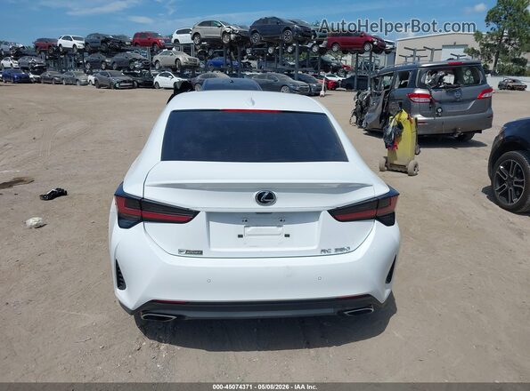 JTHHZ5BC9K5019731 2019 LEXUS RC 350 White 