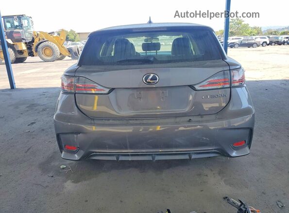 JTHKD5BH3H2280265 2017 LEXUS CT Gray Widok z tyłu