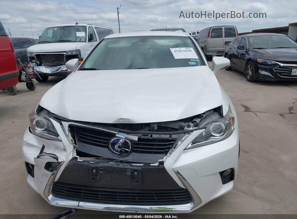 JTHKD5BH5G2267368 2016 LEXUS CT 200H White Vista del cuadro de instrumentos
