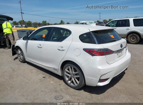 JTHKD5BH5G2270738 2016 LEXUS CT 200H White Задня ліва чверть