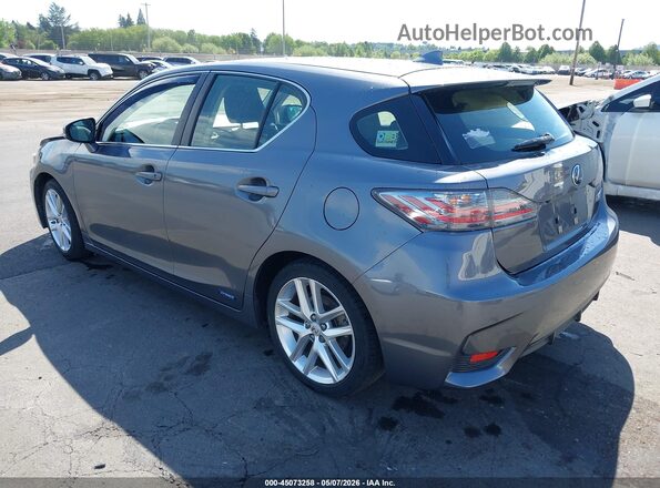 JTHKD5BHXG2258939 2016 LEXUS CT 200H Gray Задня ліва чверть