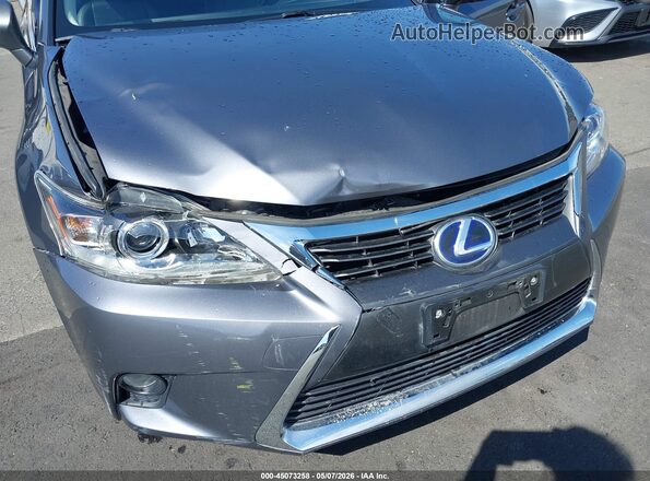JTHKD5BHXG2258939 2016 LEXUS CT 200H Gray Вид спереду