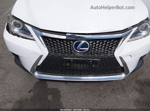 JTHKD5BHXH2283907 2017 LEXUS CT 200H White 