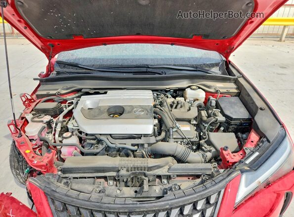 JTHP6JBH2P2148542 2023 LEXUS UX Red Vista del compartimento del motor