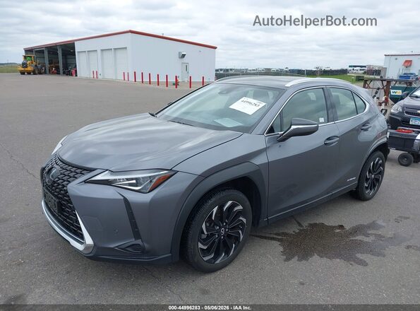 JTHP9JBH4L2031322 2020 LEXUS UX 250H Gray Front left