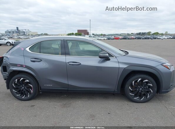 JTHP9JBH4L2031322 2020 LEXUS UX 250H Gray Rear interior view