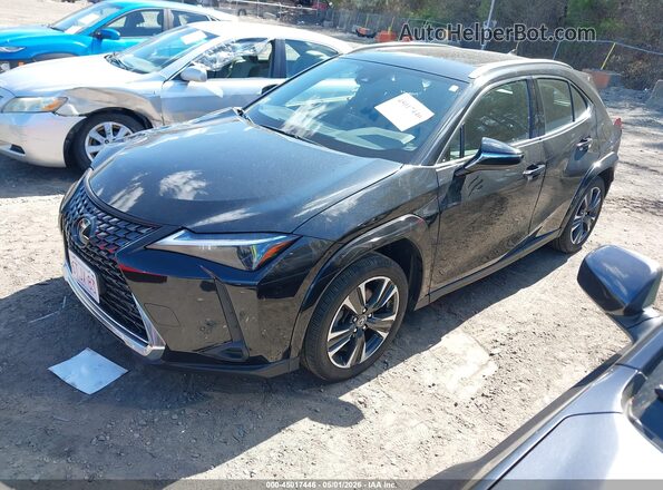 JTHP9JBH9P2066136 2023 LEXUS UX 250H Black Առջևի ձախ երեք քառորդ տեսարան