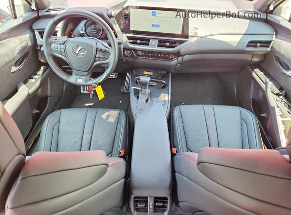 JTHR6JBH7P2142681 2023 LEXUS UX Red Вид панелі приладів