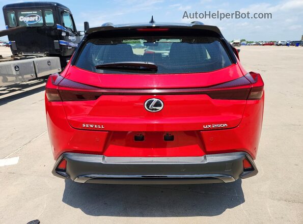 JTHR6JBH7P2142681 2023 LEXUS UX Red Вид ззаду